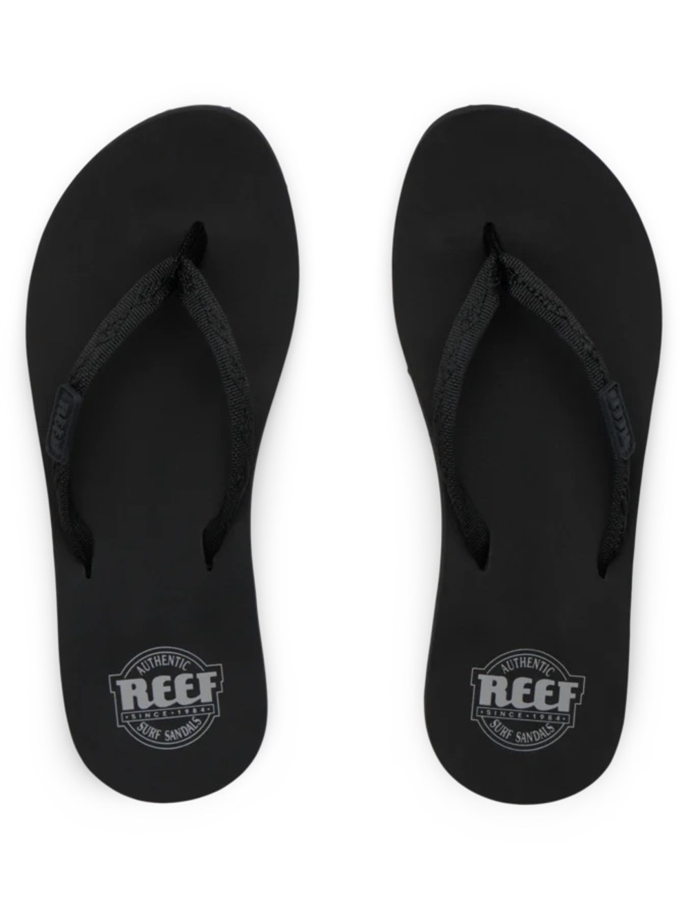Reef women’s Ginger Black Flip Flops, water friendly, Size 10
